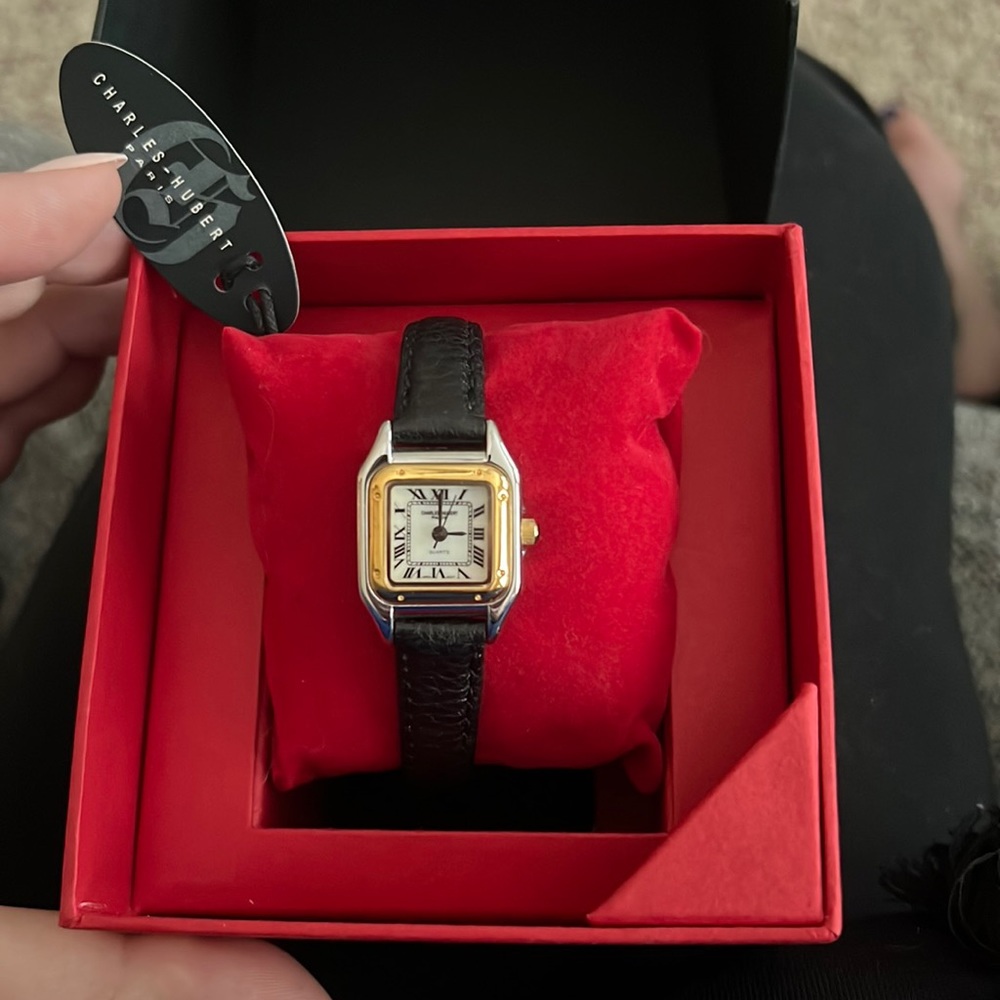 Charles-Hubert, Paris Women's 6437 Classic Collection Two-Tone Watch